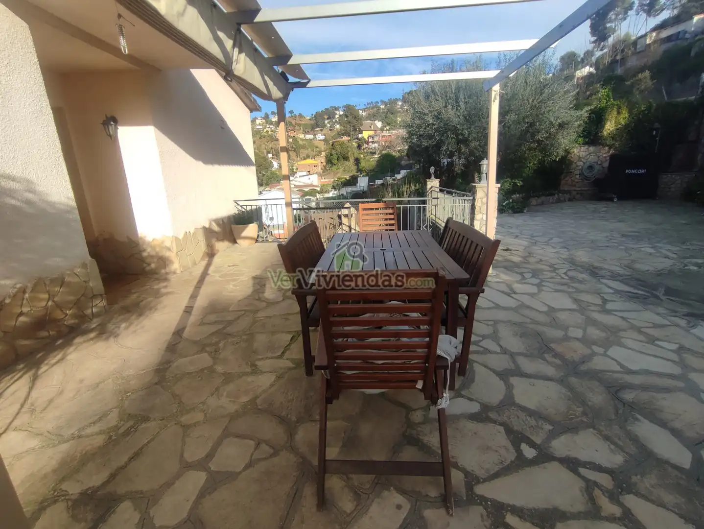 Terraza de Casa o chalet en venta en Vallirana con Aire acondicionado, Calefacción y Jardín privado