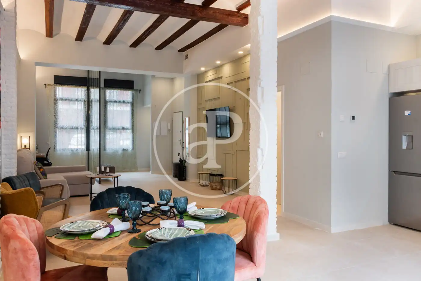 Sala de estar de Loft en venta en Valencia con Aire acondicionado, Calefacción y Terraza