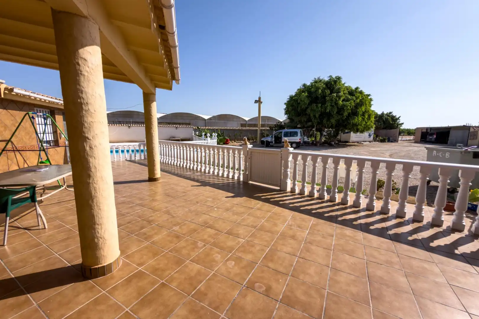 Terraza de Finca rústica en venta en San Javier con Aire acondicionado, Calefacción y Jardín privado
