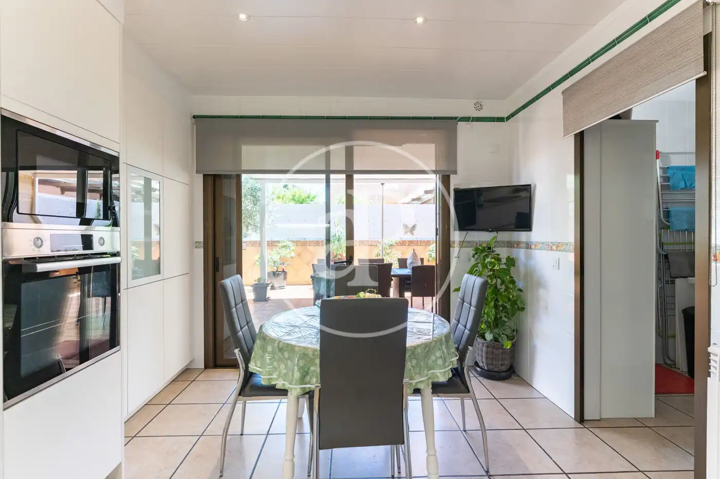 Comedor de Casa adosada en venta en  Palma de Mallorca con Aire acondicionado, Calefacción y Jardín privado