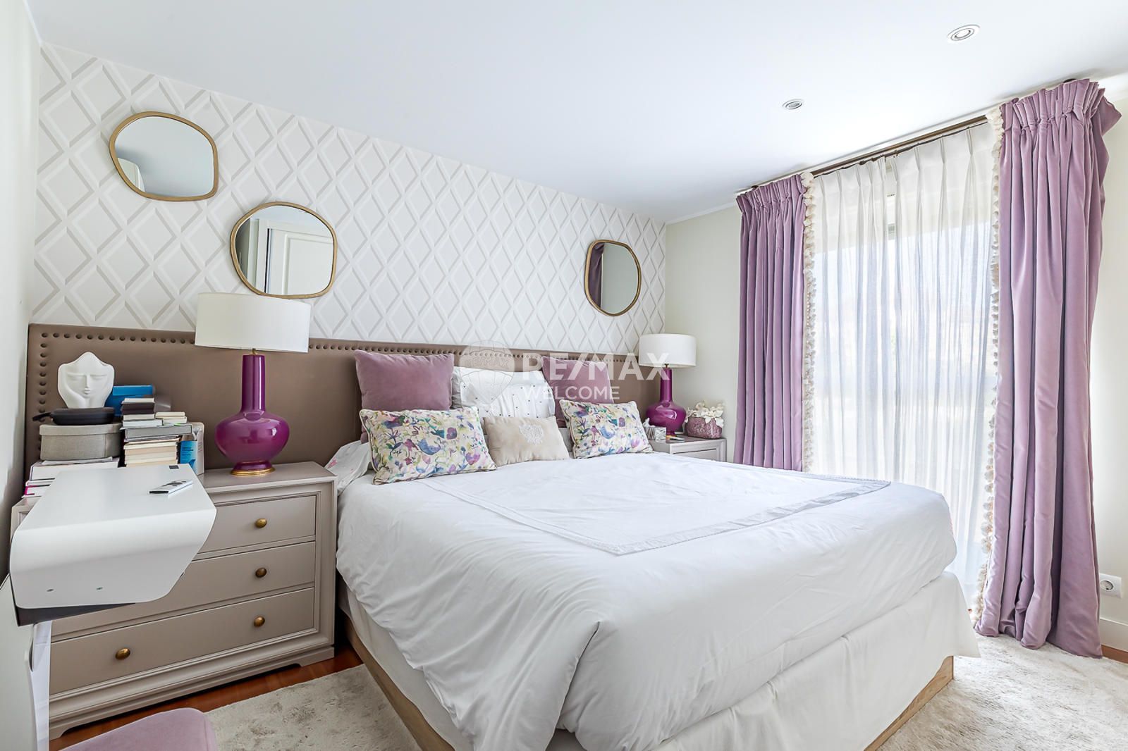 Bedroom of Flat to rent in  Madrid Capital  with Air Conditioner, Heating and Terrace