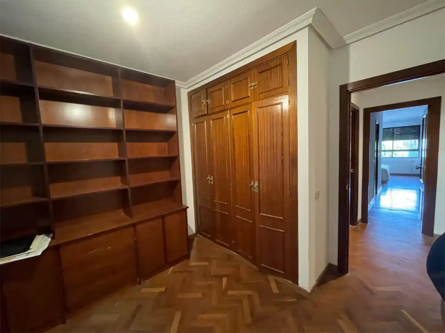 Schlafzimmer von Wohnung zur Miete in  Madrid Capital mit Klimaanlage