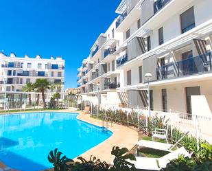 Piscina de Apartament de lloguer en Dénia amb Aire condicionat, Calefacció i Terrassa