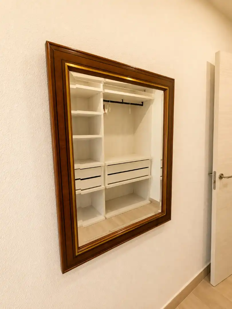 Schlafzimmer von Wohnung zur Miete in Valencia mit Klimaanlage, Terrasse und Möbliert