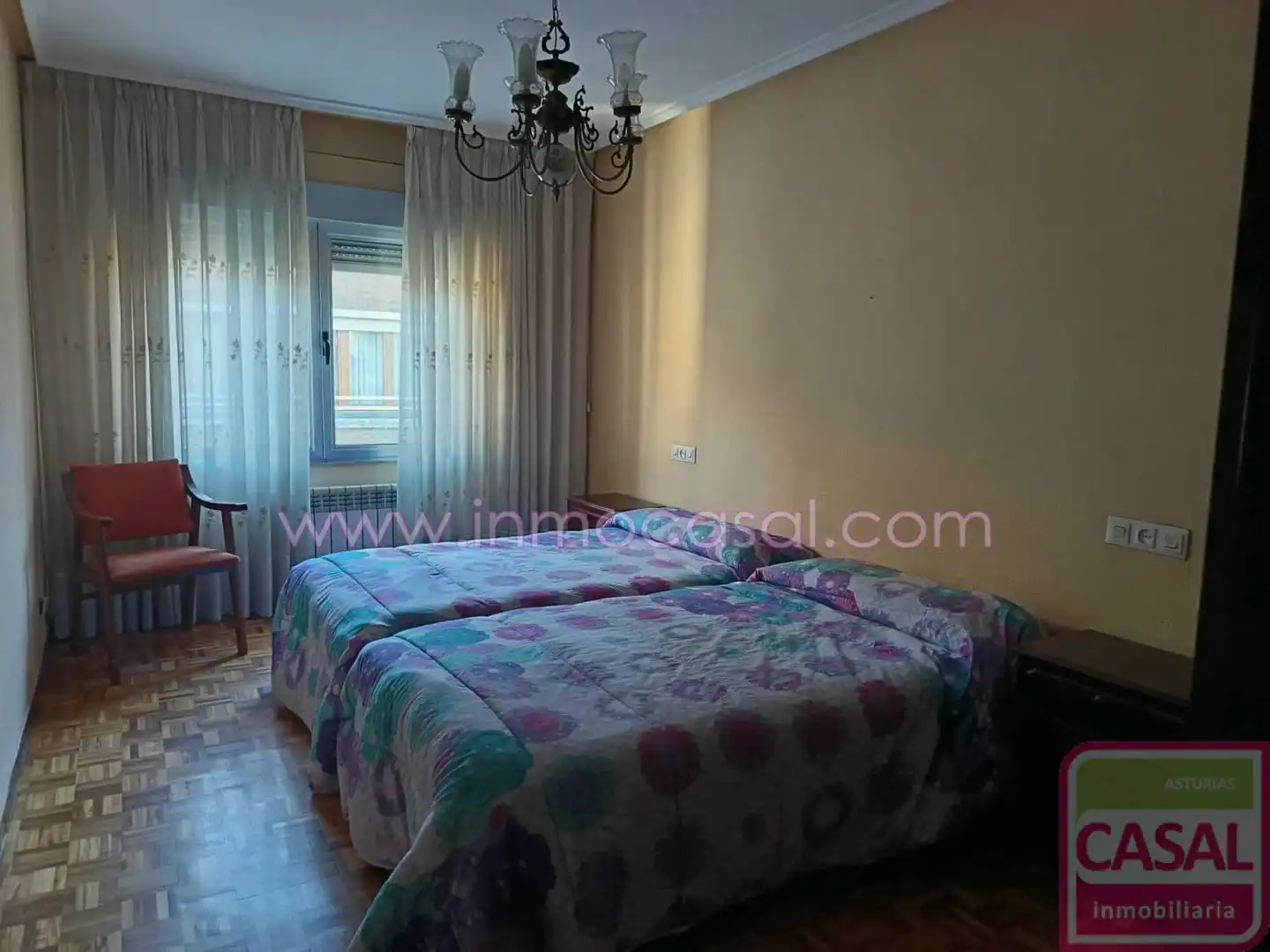 Bedroom of Flat for sale in Langreo  with Heating, Storage room and Furnished