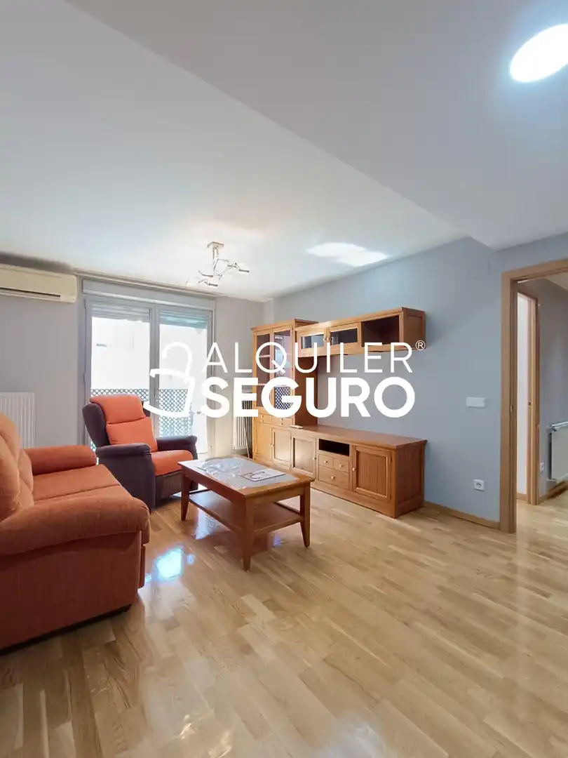 Living room of Flat for rent in Leganés  with Air Conditioner, Heating and Terrace
