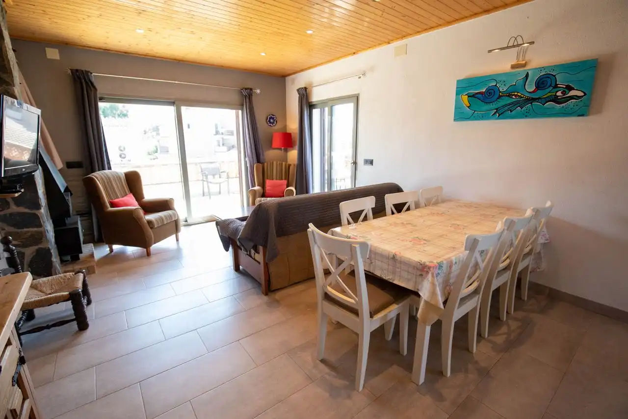 Esszimmer von Haus oder Chalet zum Verkauf in L'Escala mit Klimaanlage, Terrasse und Möbliert