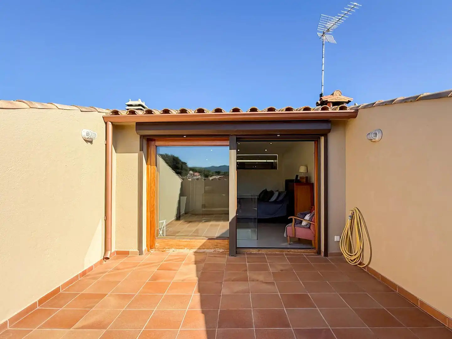Terraza de Finca rústica en venta en Calonge i Sant Antoni con Calefacción y Jardín privado