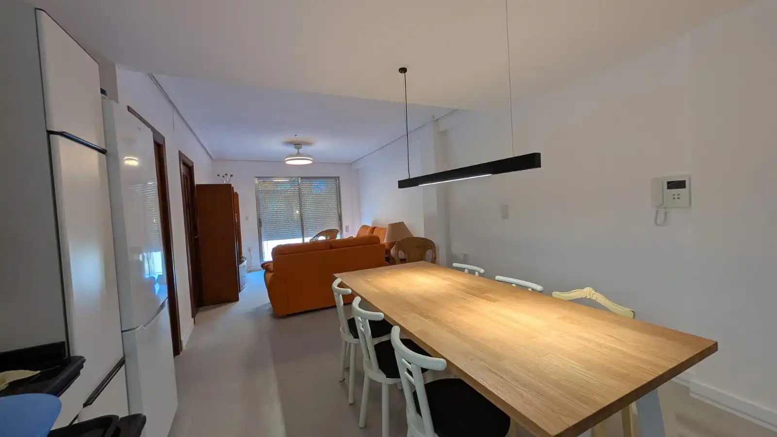 Dining room of Flat for rent in Valencia  with Air Conditioner, Heating and Parquet flooring