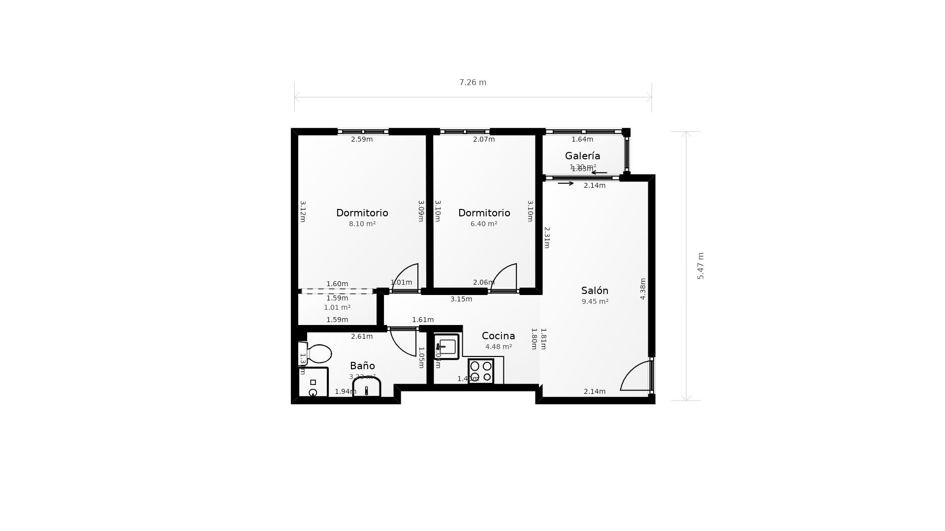 Pis de lloguer en Getafe amb Moblat, Forn i Rentadora