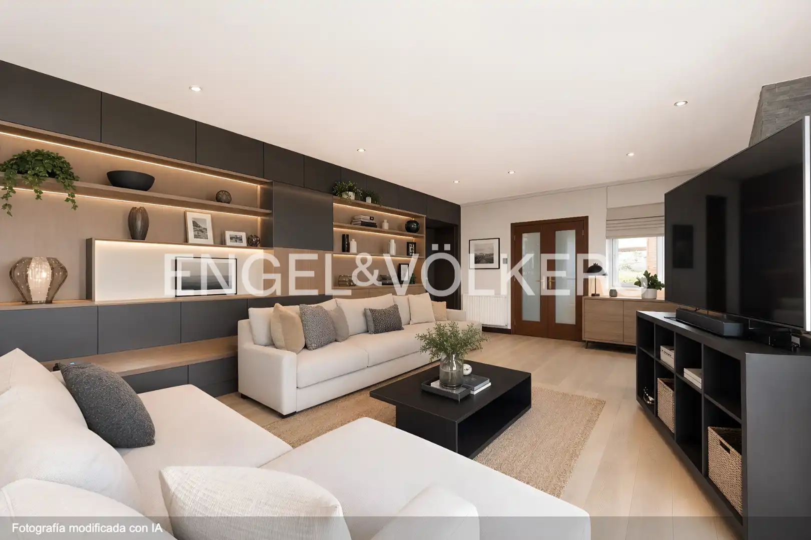 Living room of Houses for sale in Castelldefels  with Air Conditioner, Heating and Private garden