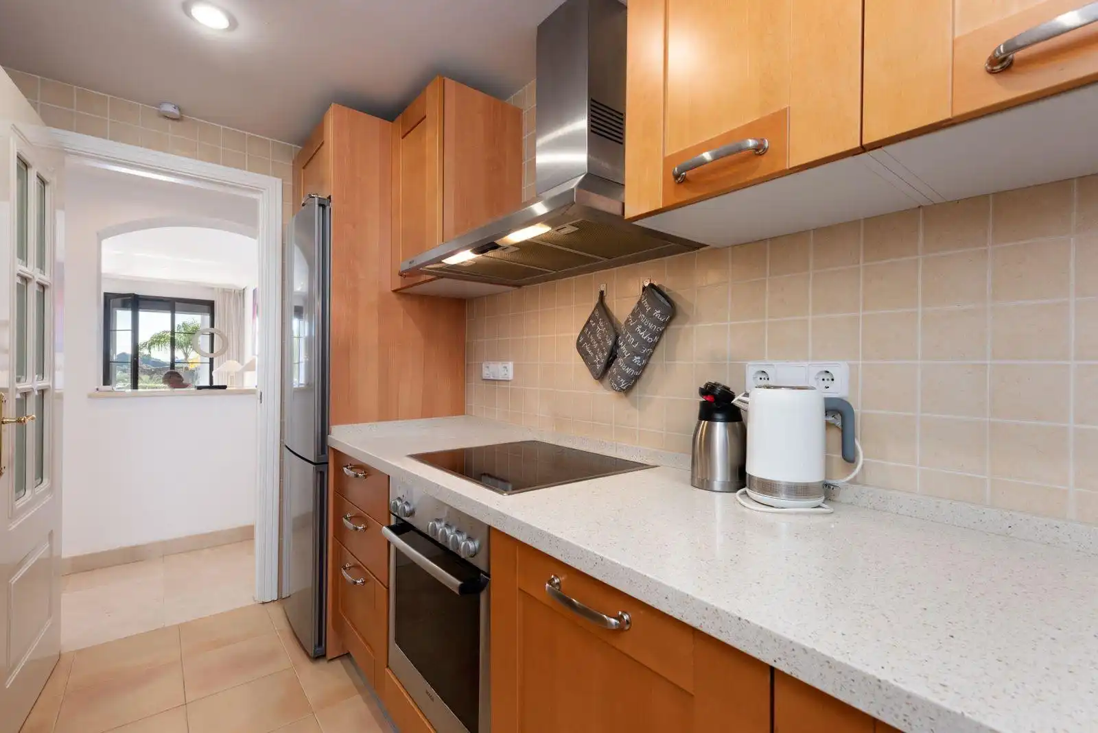 Cocina de Planta baja en venta en Benahavís con Aire acondicionado, Terraza y Piscina