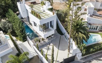 Exterior view of House or chalet for sale in Marbella  with Air Conditioner, Private garden and Terrace