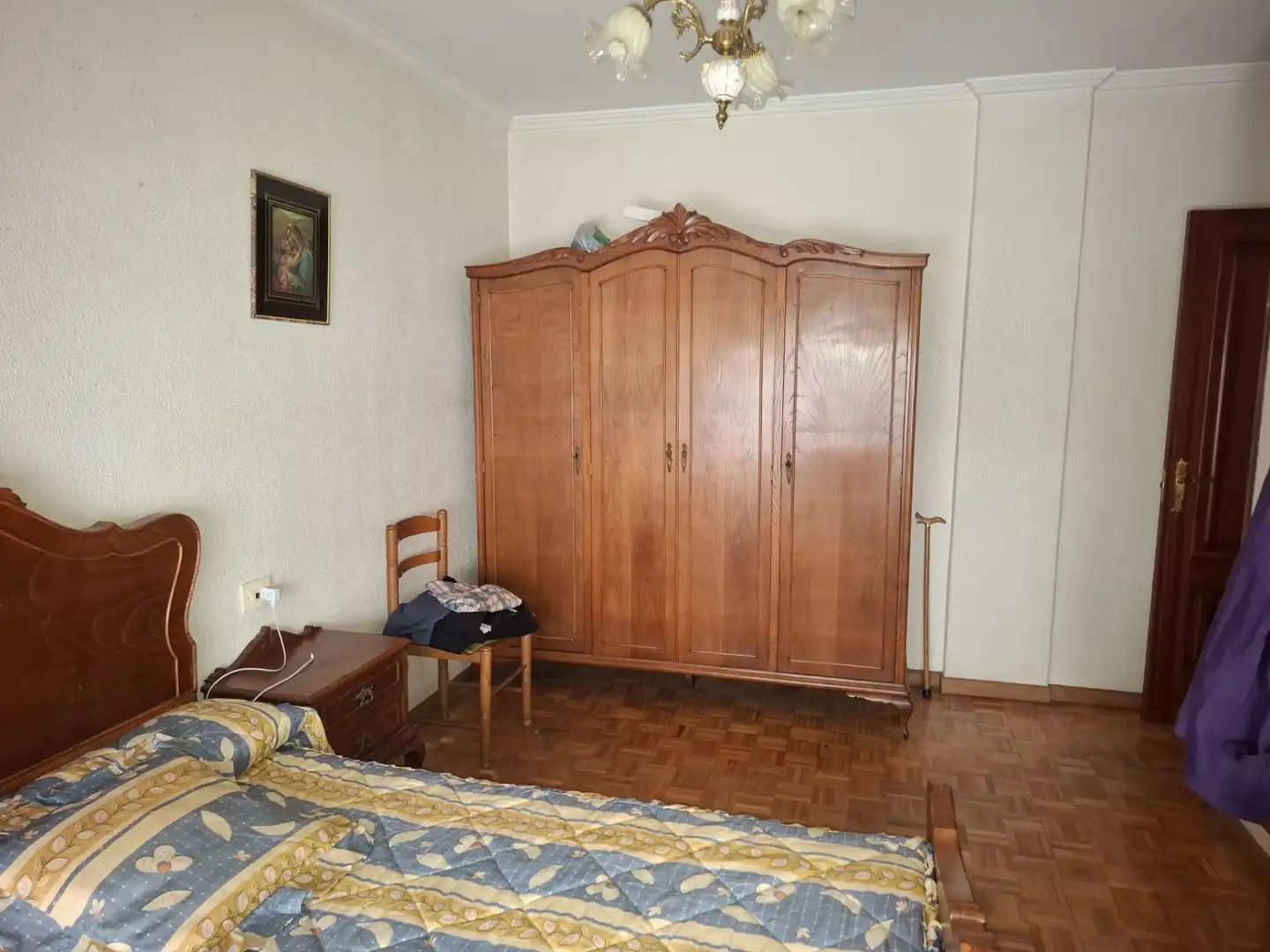 Bedroom of Flat for sale in Viveiro  with Terrace and Furnished