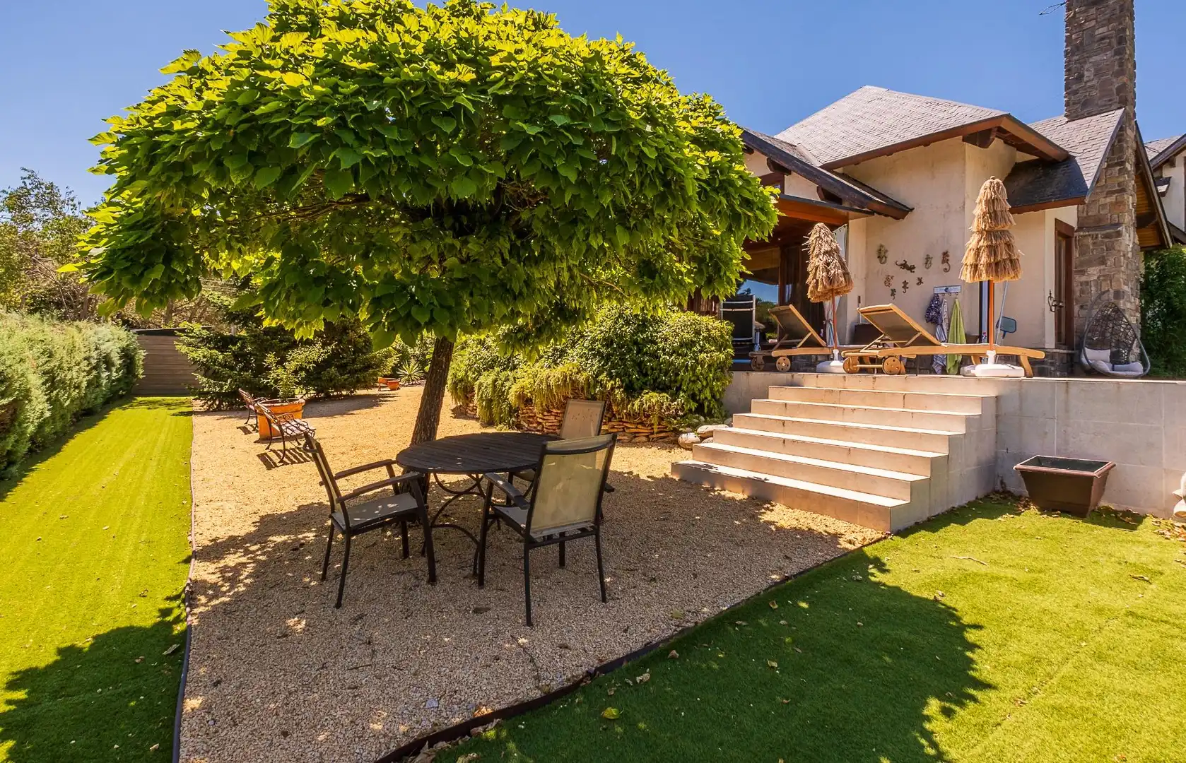 Terrassa de Casa o xalet en venda en Guadarrama amb Aire condicionat, Calefacció i Jardí privat