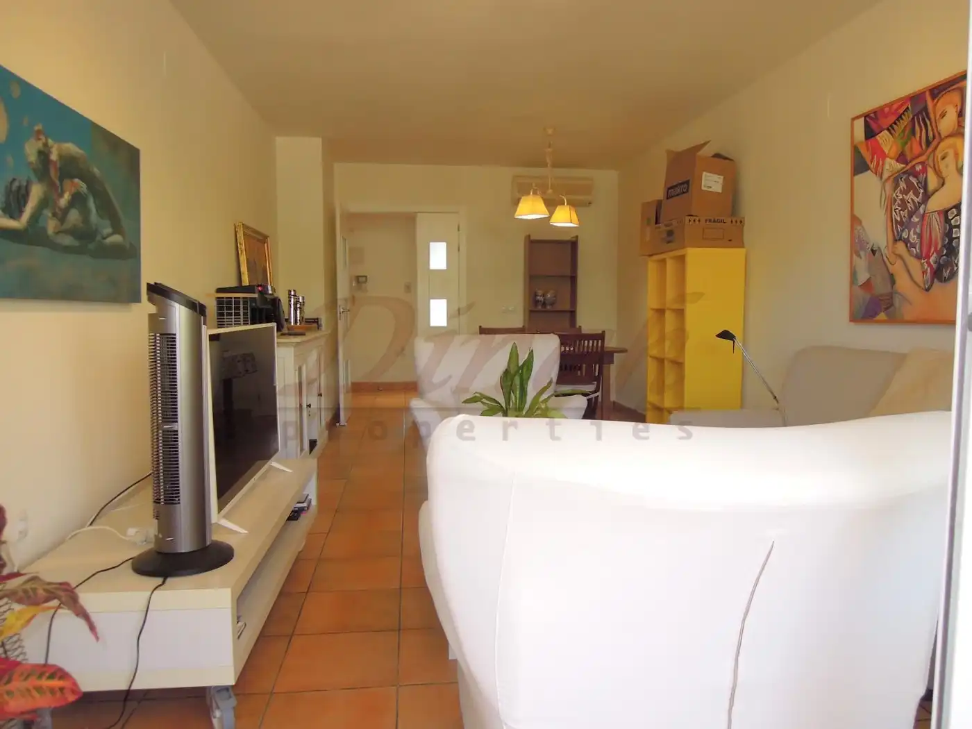 Sala de estar de Apartamento de alquiler en Altea con Aire acondicionado, Calefacción y Terraza