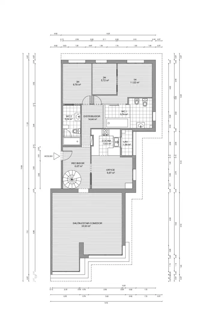 Penthouse mit Aufzug zum Verkauf in Sarrià - Sant Gervasi, imagen 35