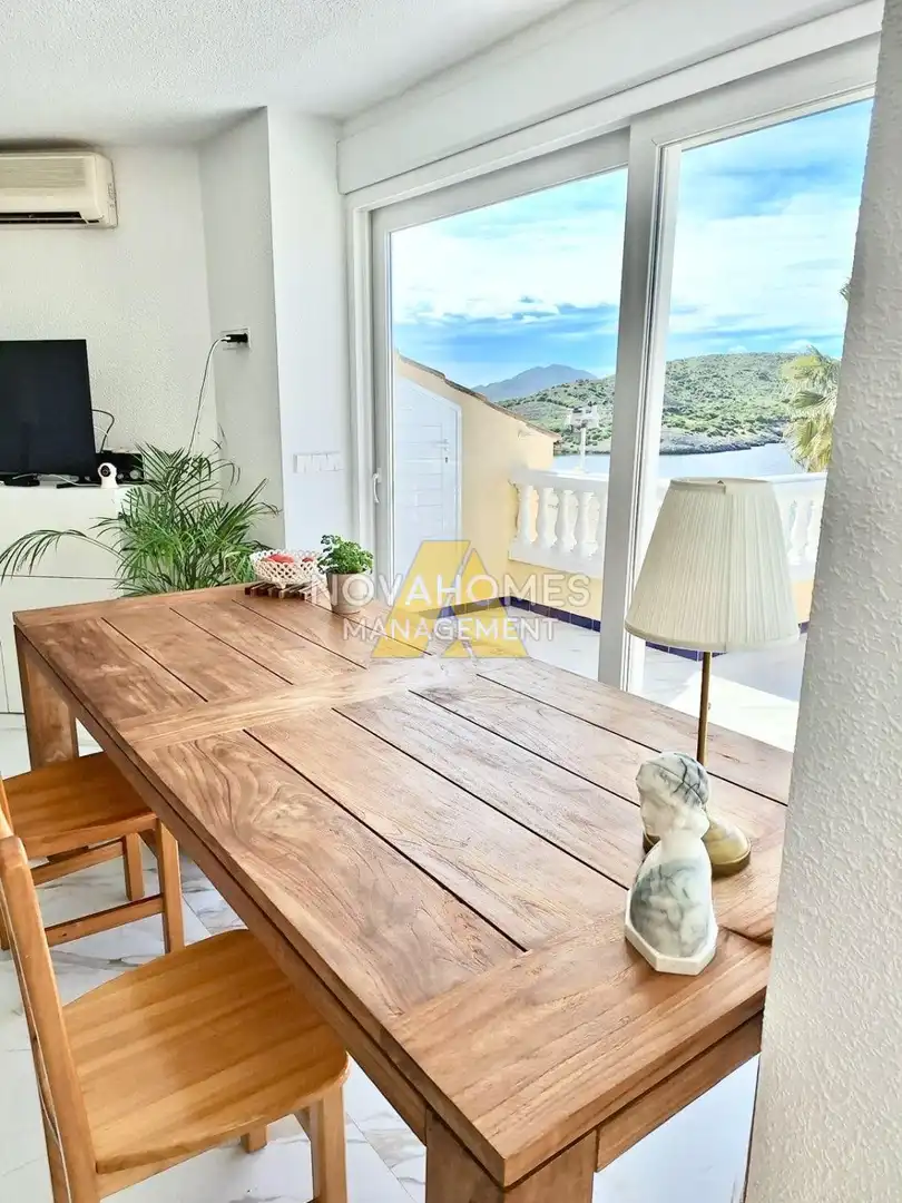 Terrasse von Maisonette zum Verkauf in La Manga del Mar Menor mit Klimaanlage, Heizung und Terrasse