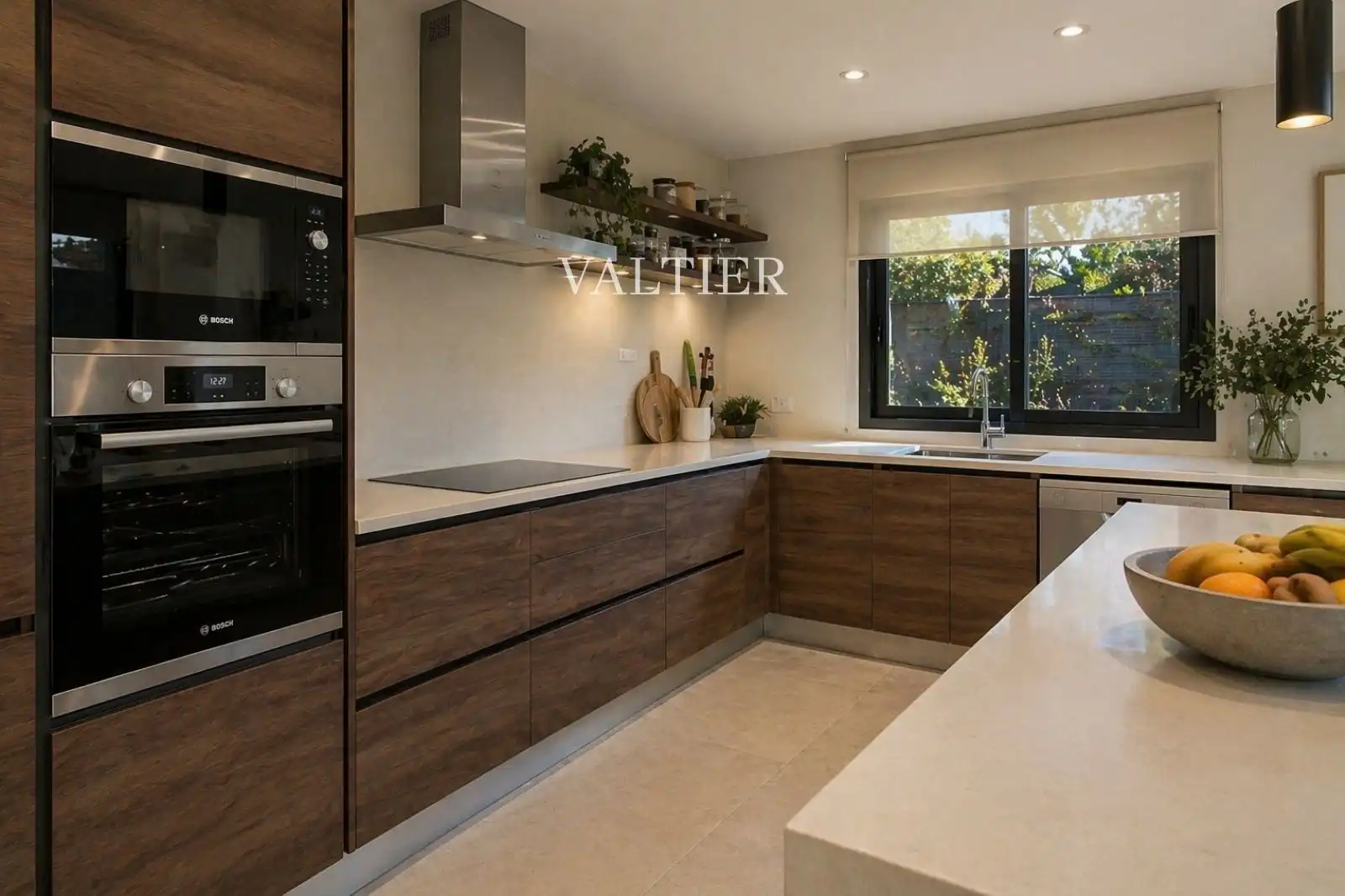 Cocina de Casa adosada en venta en Pozuelo de Alarcón con Aire acondicionado, Trastero y Piscina