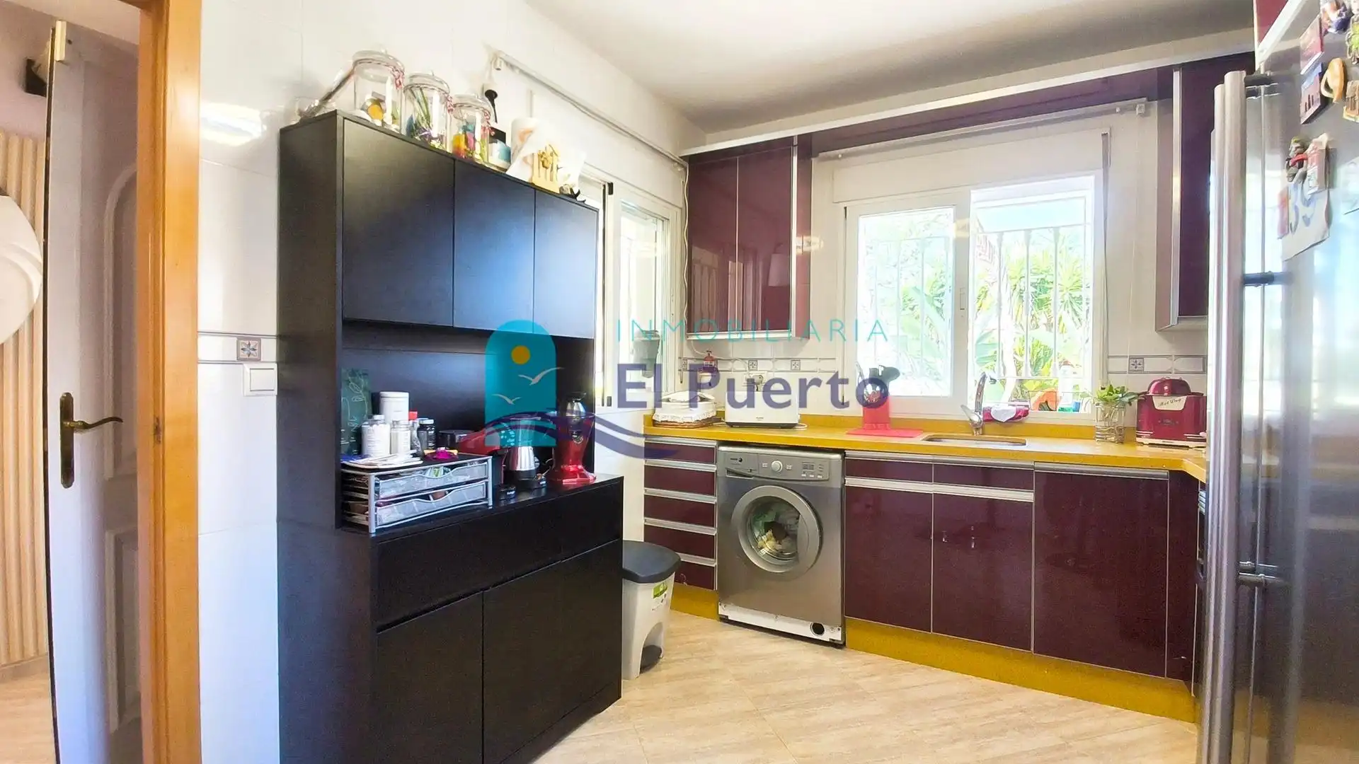 Cocina de Casa o chalet en venta en Mazarrón con Jardín privado, Terraza y Piscina