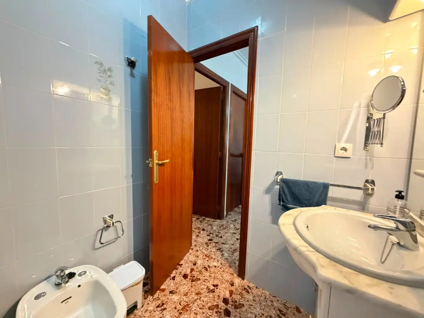 Badezimmer von Einfamilien-Reihenhaus zum Verkauf in Los Alcázares mit Klimaanlage, Abstellraum und Möbliert