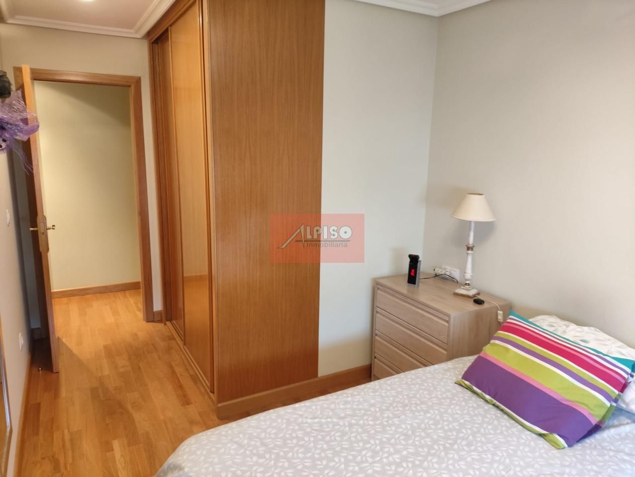 Bedroom of Flat for sale in Ourense Capital   with Heating, Furnished and Balcony