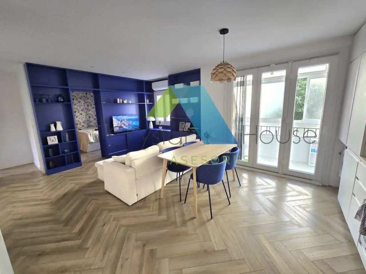 Sala d'estar de Pis en venda en Málaga amb Aire condicionat, Terrassa i Moblat