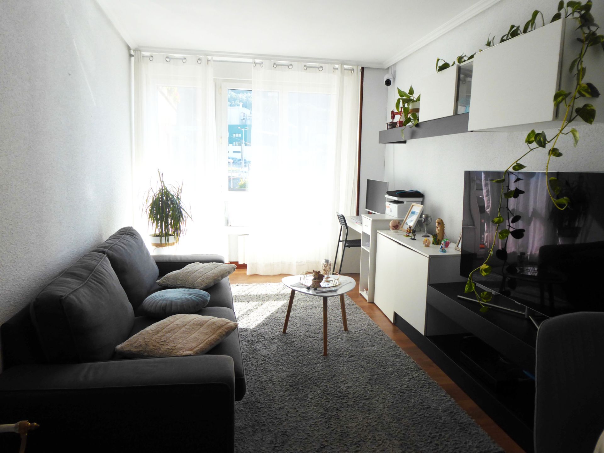 Sala d'estar de Pis en venda en Entrambasaguas amb Calefacció, Terrassa i Moblat