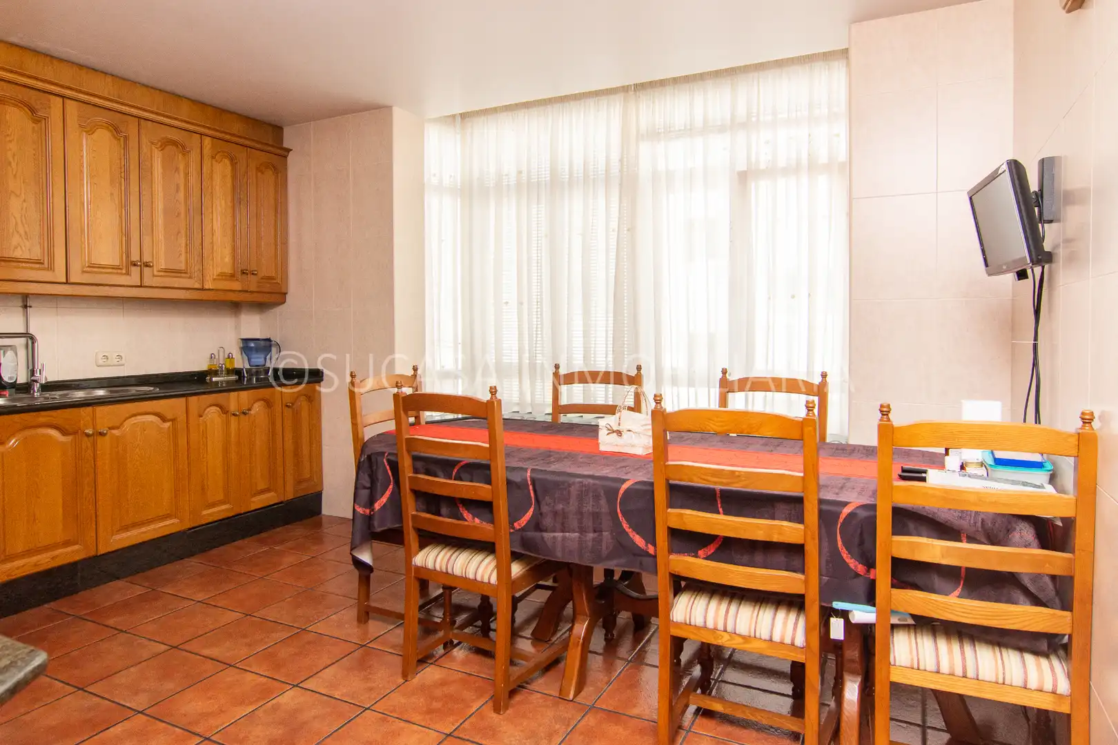 Dining room of Detached homes for sale in Culleredo  with Air Conditioner, Heating and Parquet flooring