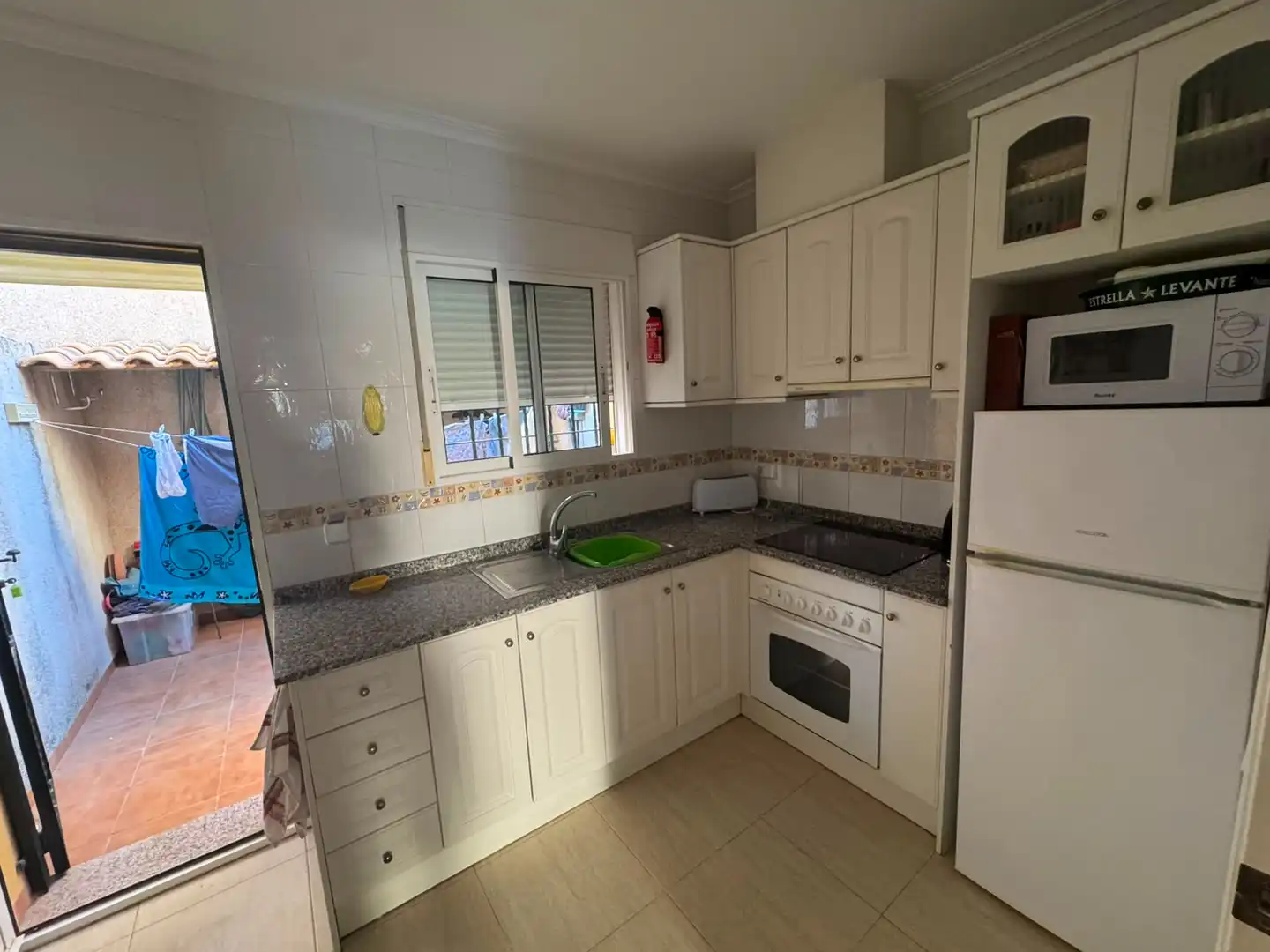 Cuina de Casa adosada en venda en San Javier amb Aire condicionat, Terrassa i Moblat