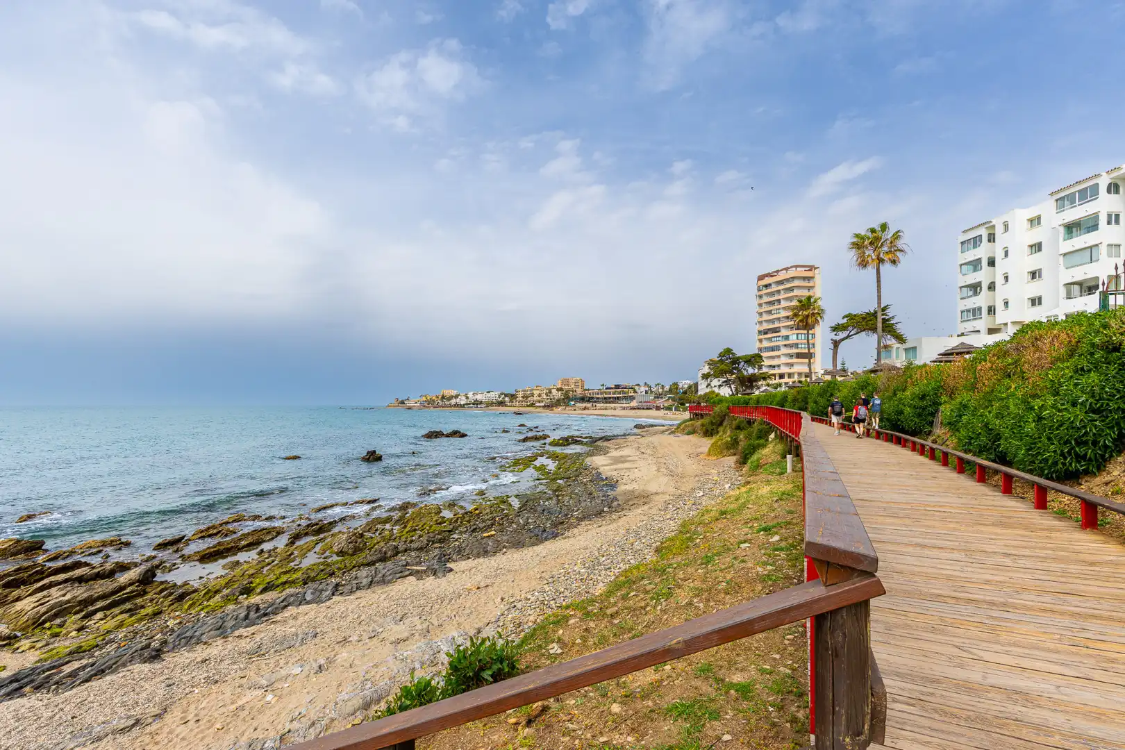 Außenansicht von Einfamilien-Reihenhaus zum Verkauf in Mijas mit Klimaanlage, Terrasse und Schwimmbad