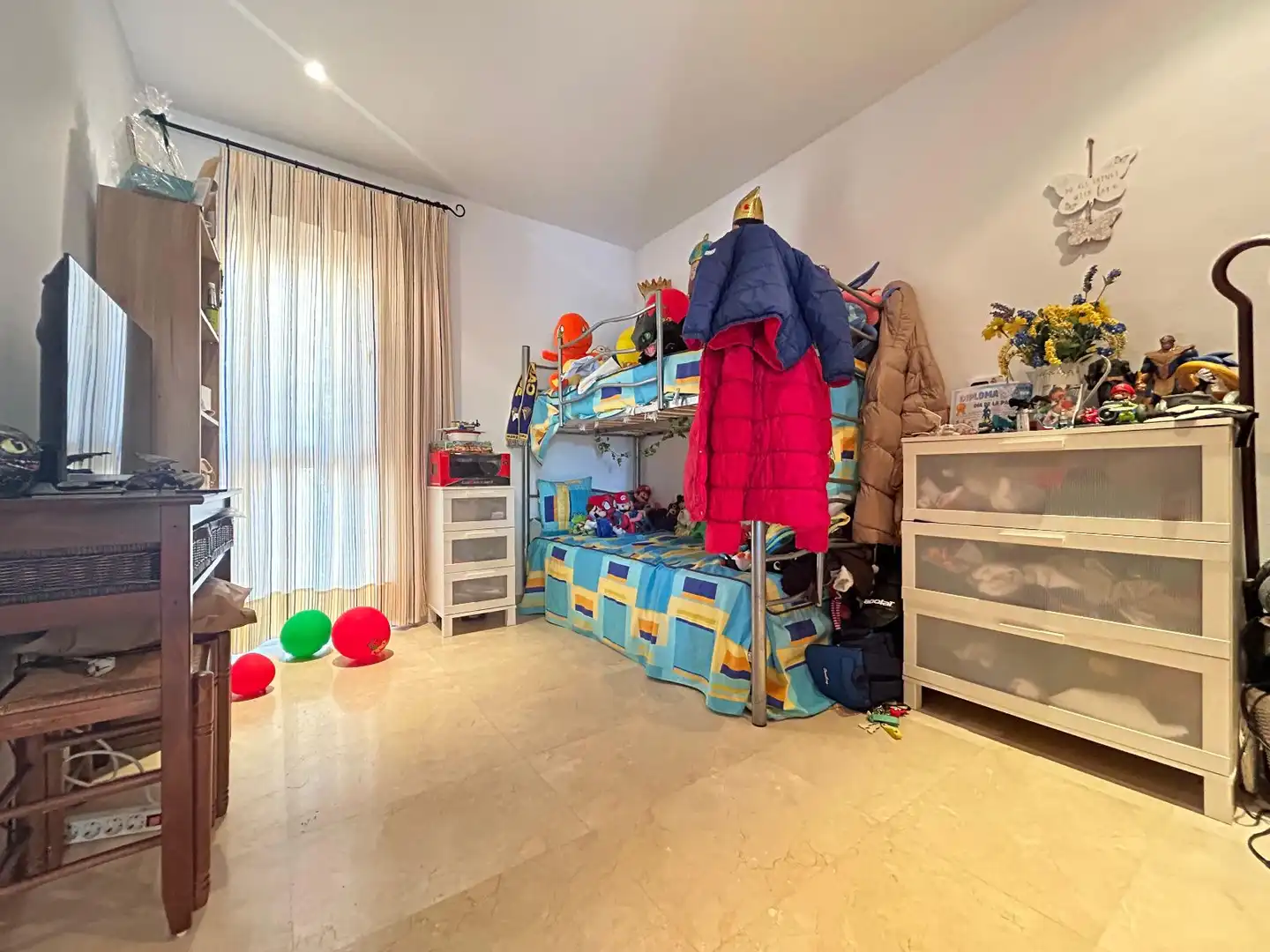 Schlafzimmer von Maisonette zum Verkauf in Vera mit Klimaanlage, Privatgarten und Terrasse