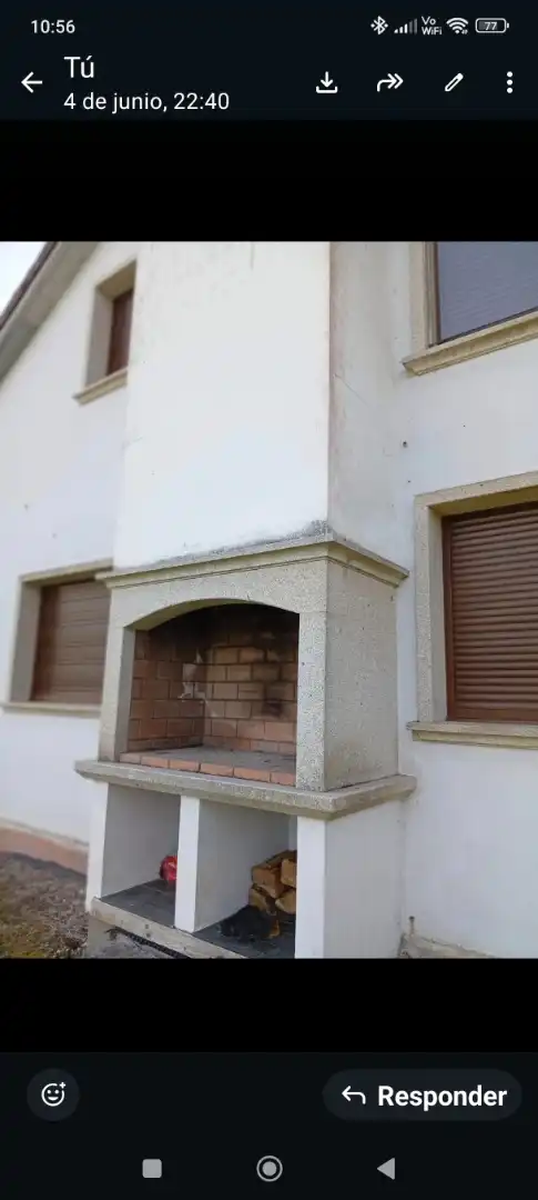 Vista exterior de Casa o chalet en venta en Rois con Calefacción, Jardín privado y Terraza