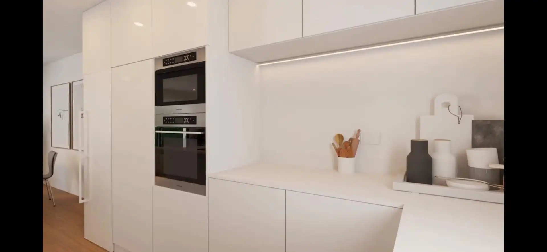 Cocina de Casa adosada en venta en Aldea del Fresno con Terraza