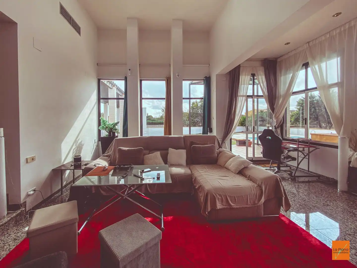 Sala d'estar de Casa o xalet en venda en La Sénia amb Aire condicionat, Calefacció i Jardí privat