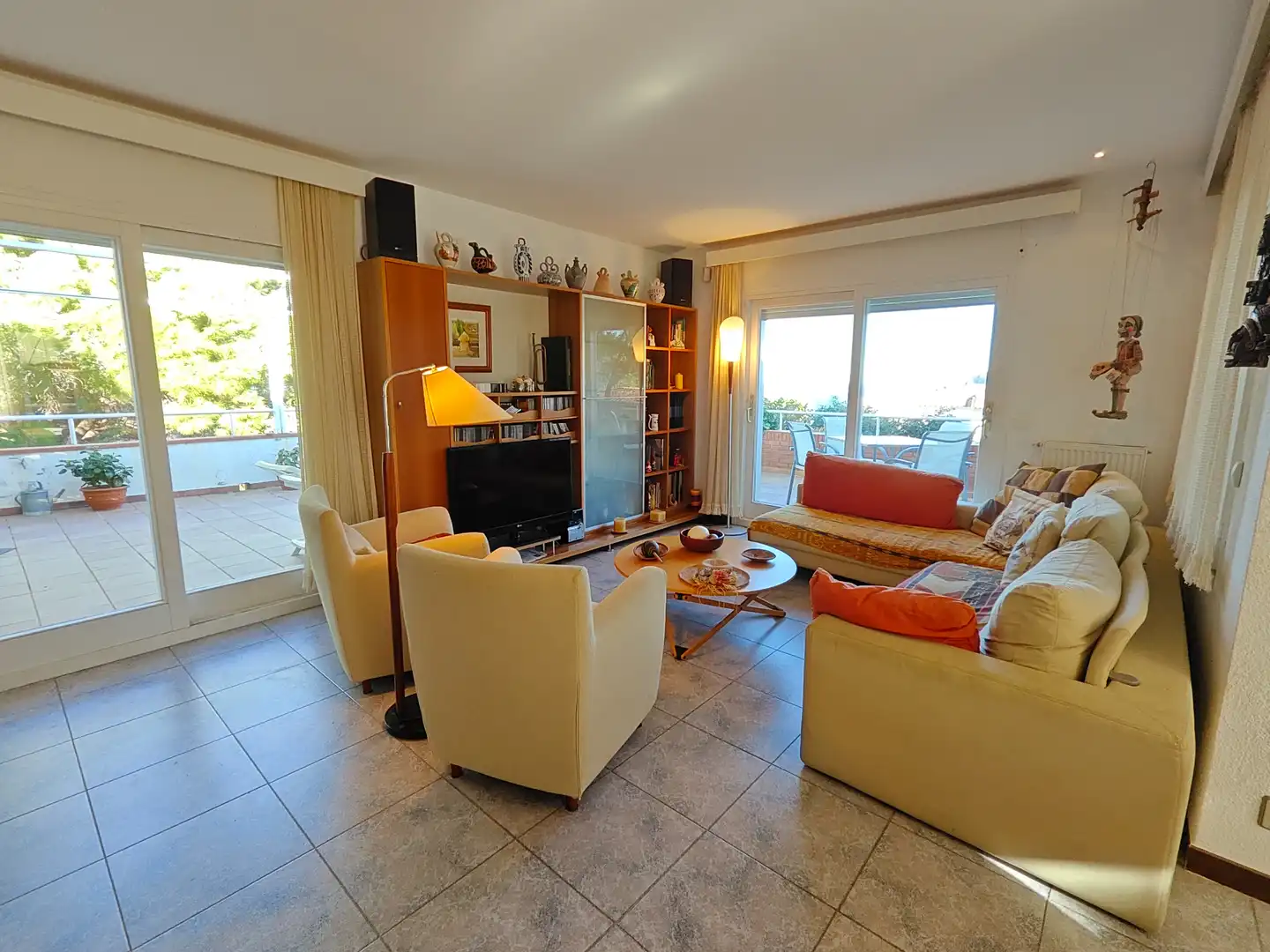 Living room of Houses for sale in El Port de la Selva  with Heating, Private garden and Terrace