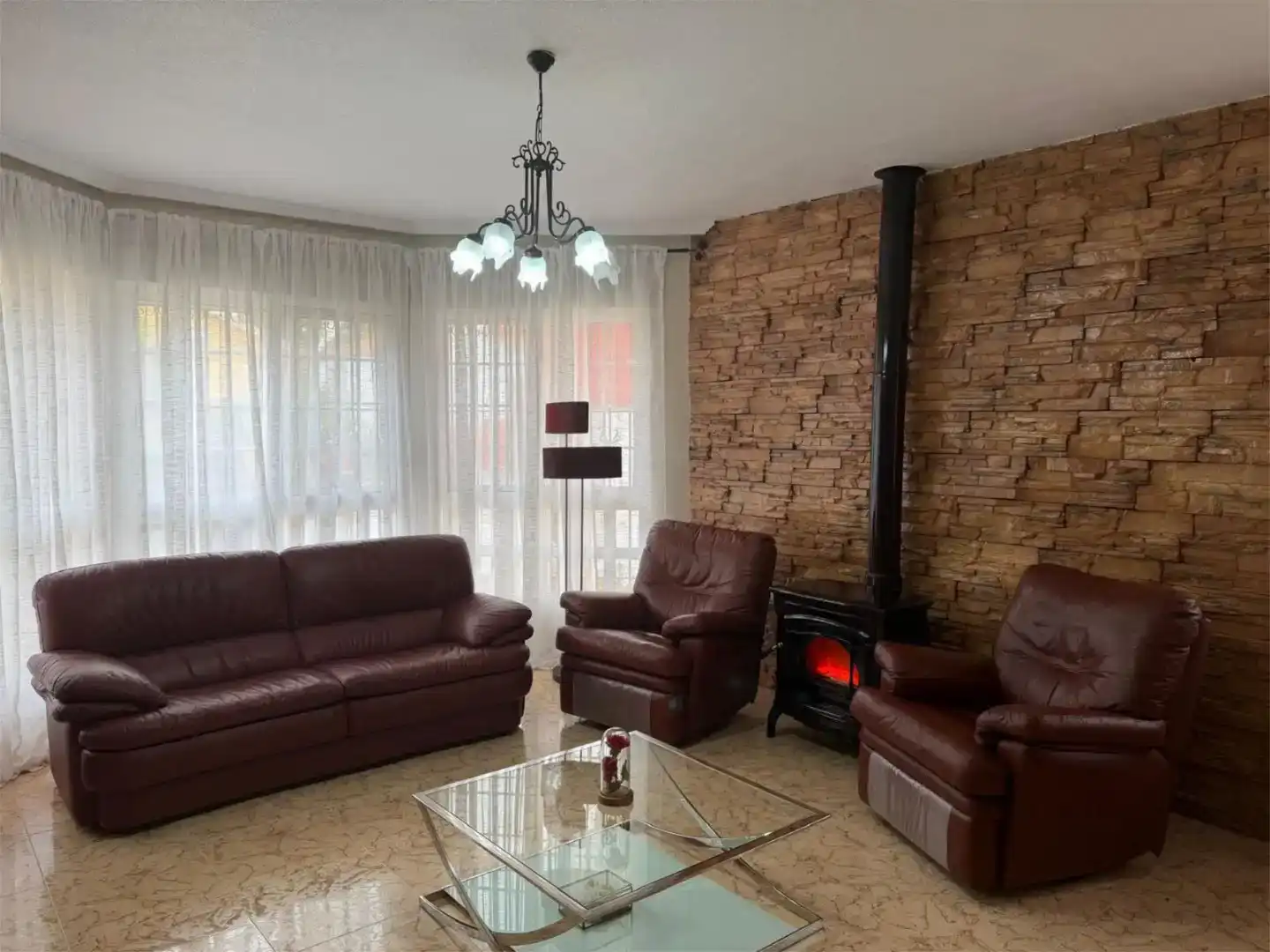 Sala de estar de Piso en venta en Molina de Segura con Aire acondicionado, Jardín privado y Parquet