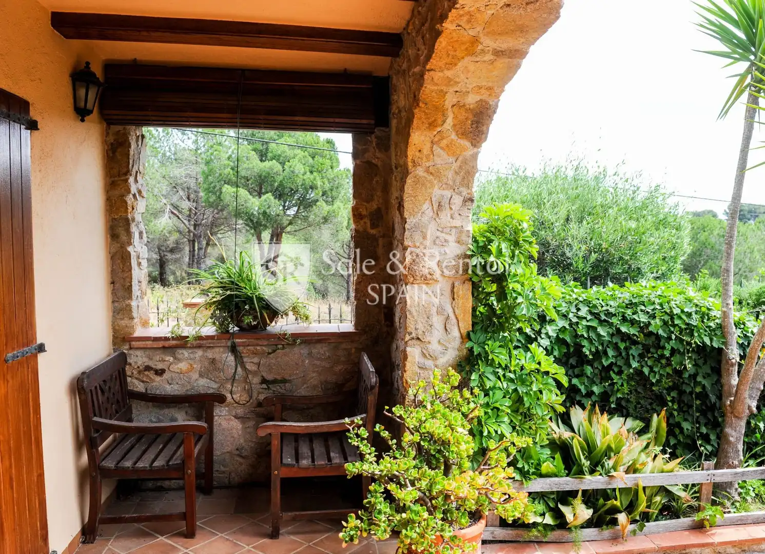 Jardín de Casa o chalet en venta en Blanes con Calefacción, Jardín privado y Terraza