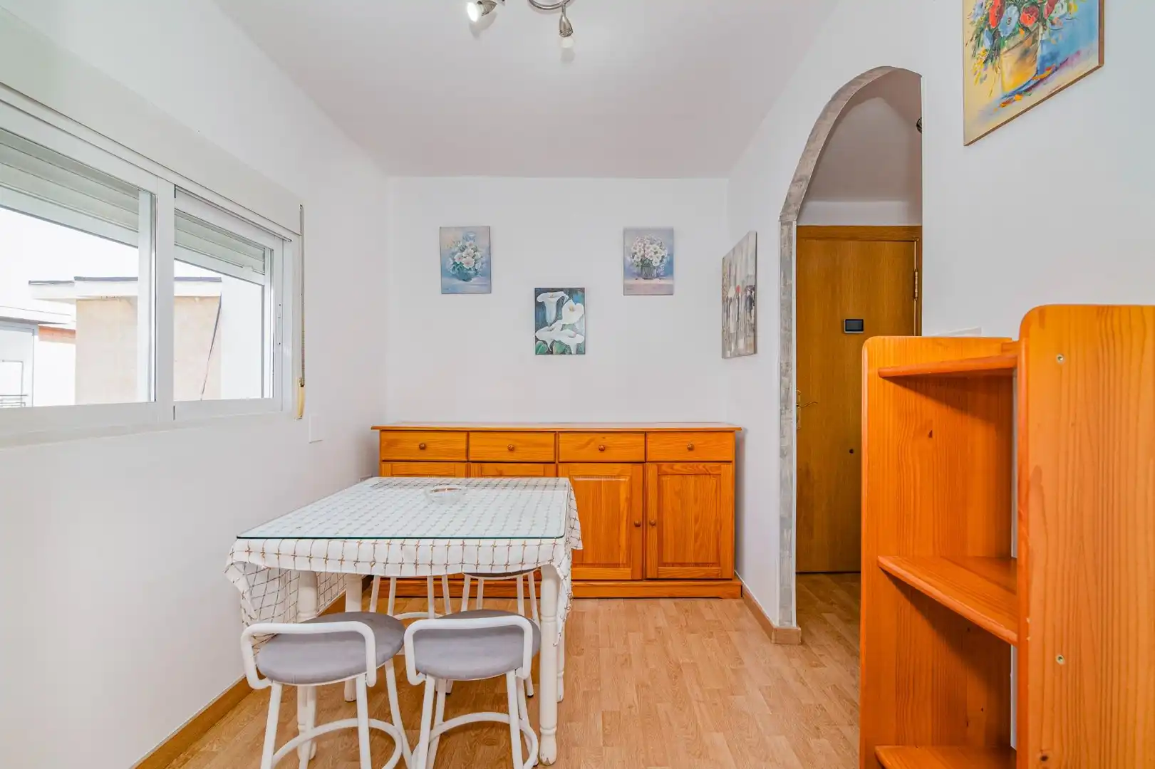 Dining room of Flat for sale in Granada  with Air Conditioner and Balcony