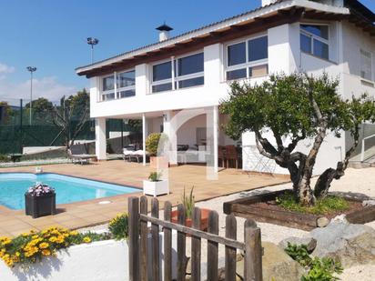 Exterior view of House or chalet for sale in Sant Antoni de Vilamajor  with Air Conditioner, Heating and Terrace