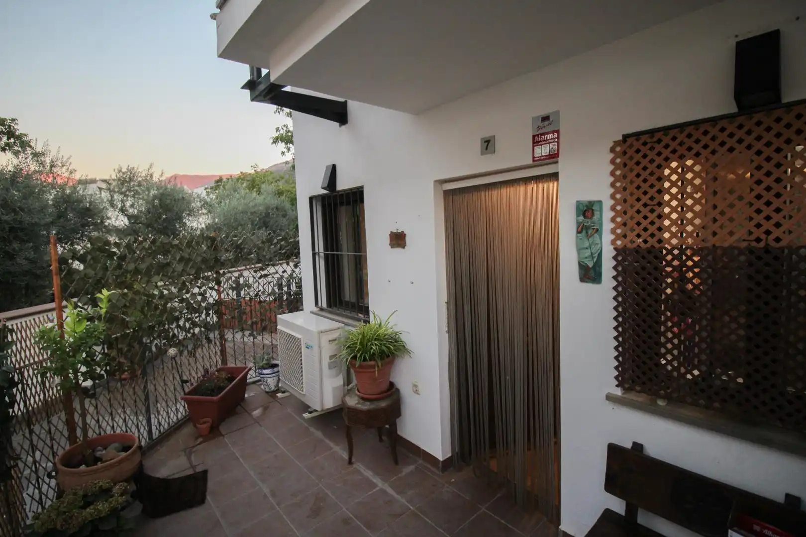 Balcony of Flat for sale in Güéjar Sierra  with Air Conditioner and Community pool
