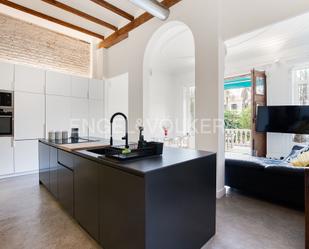 Kitchen of Single-family semi-detached to rent in  Valencia Capital  with Air Conditioner and Terrace