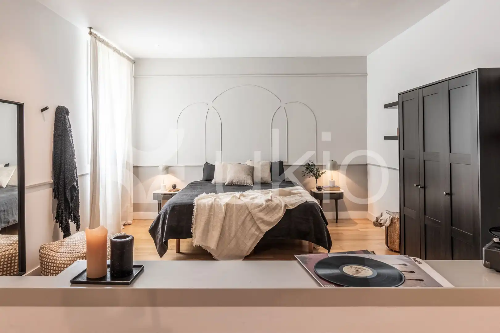 Bedroom of Apartments for rent in Madrid  with Heating, Oven and Washing machine