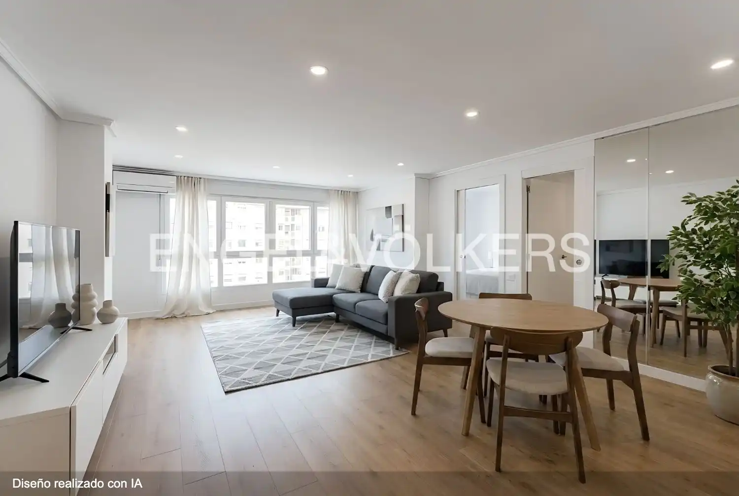 Sala de estar de Piso en venta en Valencia con Aire acondicionado, Calefacción y Balcón