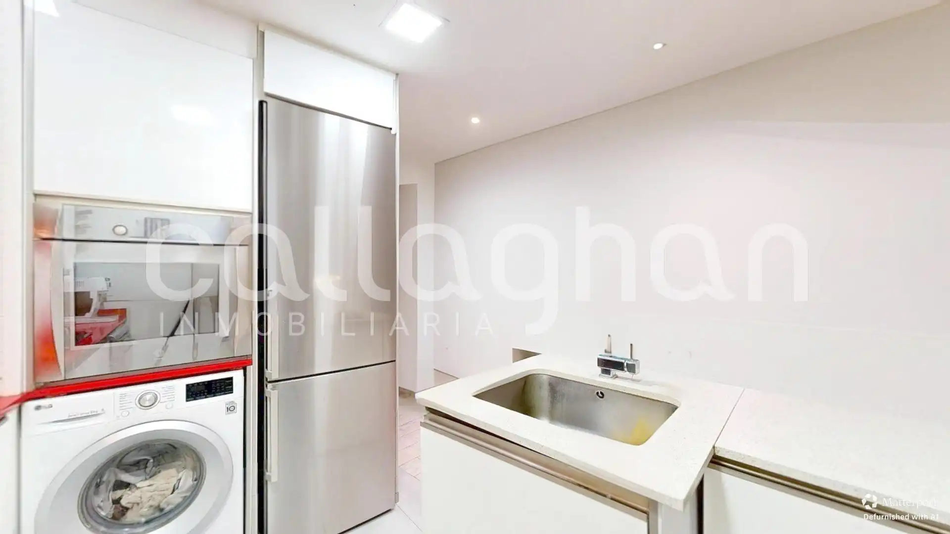 Kitchen of Flat for sale in Valencia  with Air Conditioner, Heating and Furnished