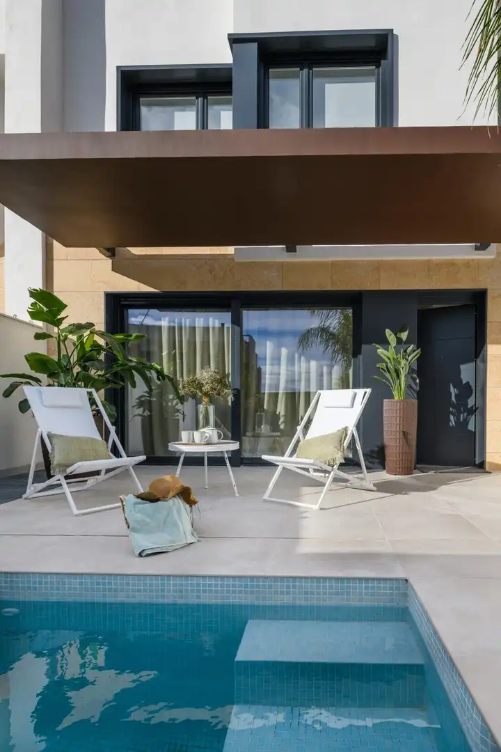 Terrassa de Casa o xalet en venda en Murcia amb Aire condicionat, Jardí privat i Terrassa