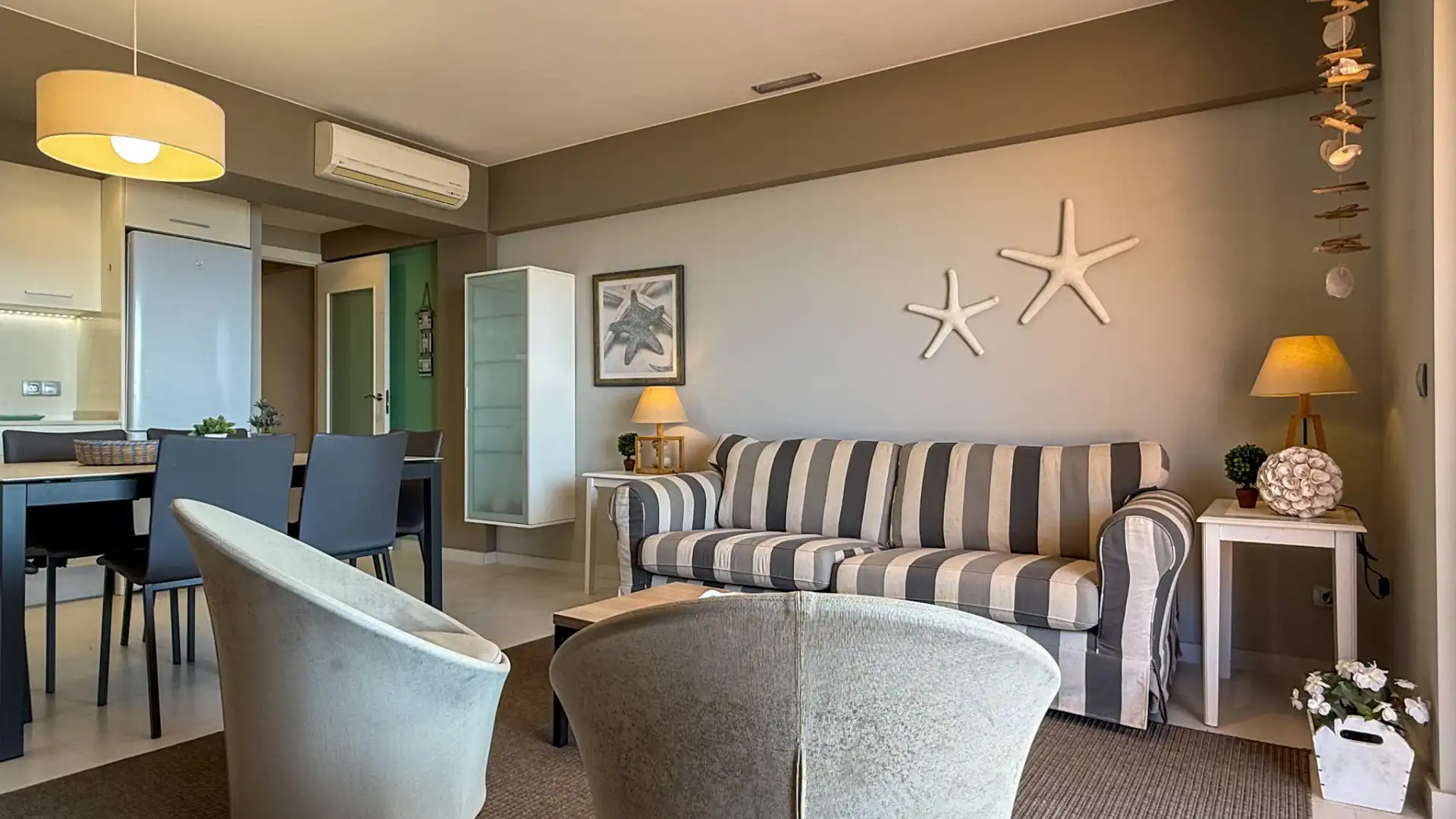 Sala de estar de Apartamento en venta en Palamós con Aire acondicionado y Terraza