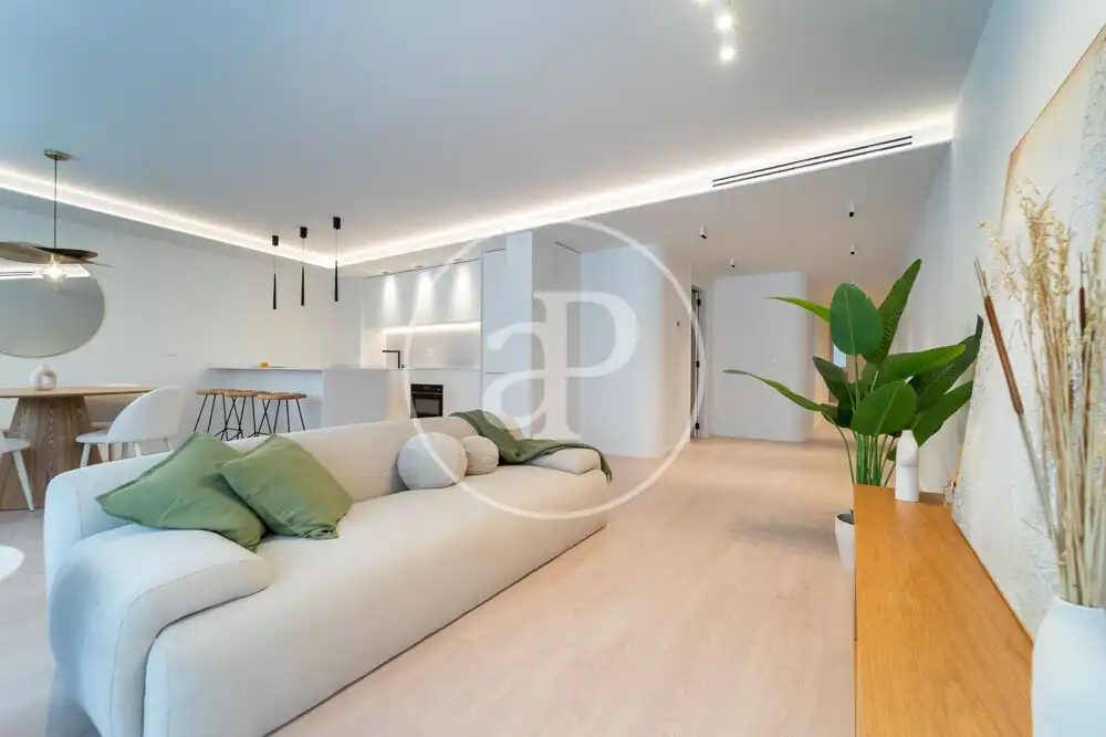 Sala d'estar de Pis en venda en Alicante / Alacant amb Aire condicionat, Calefacció i Terrassa