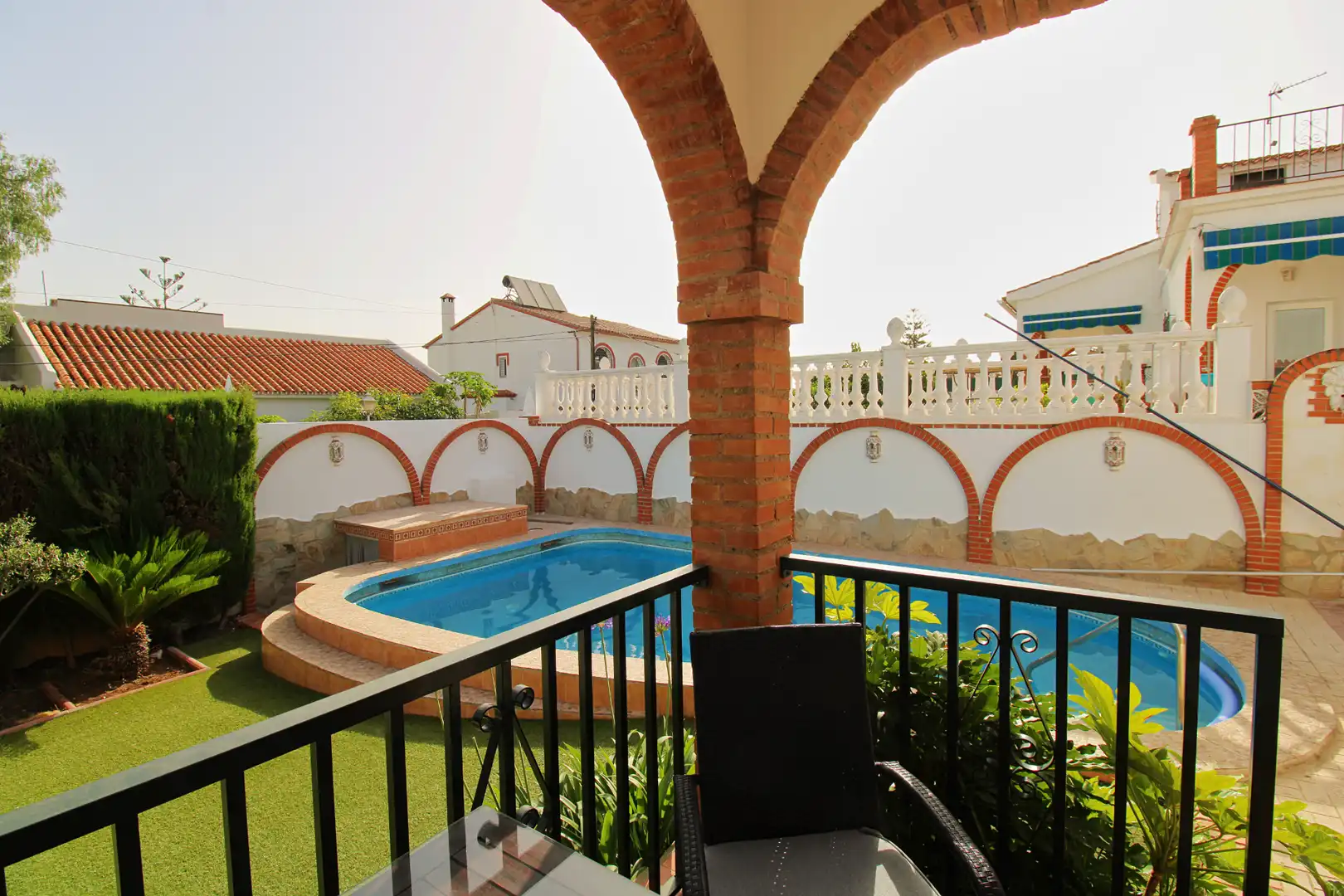 Piscina de Casa o xalet de lloguer en Alhaurín de la Torre amb Aire condicionat, Calefacció i Jardí privat