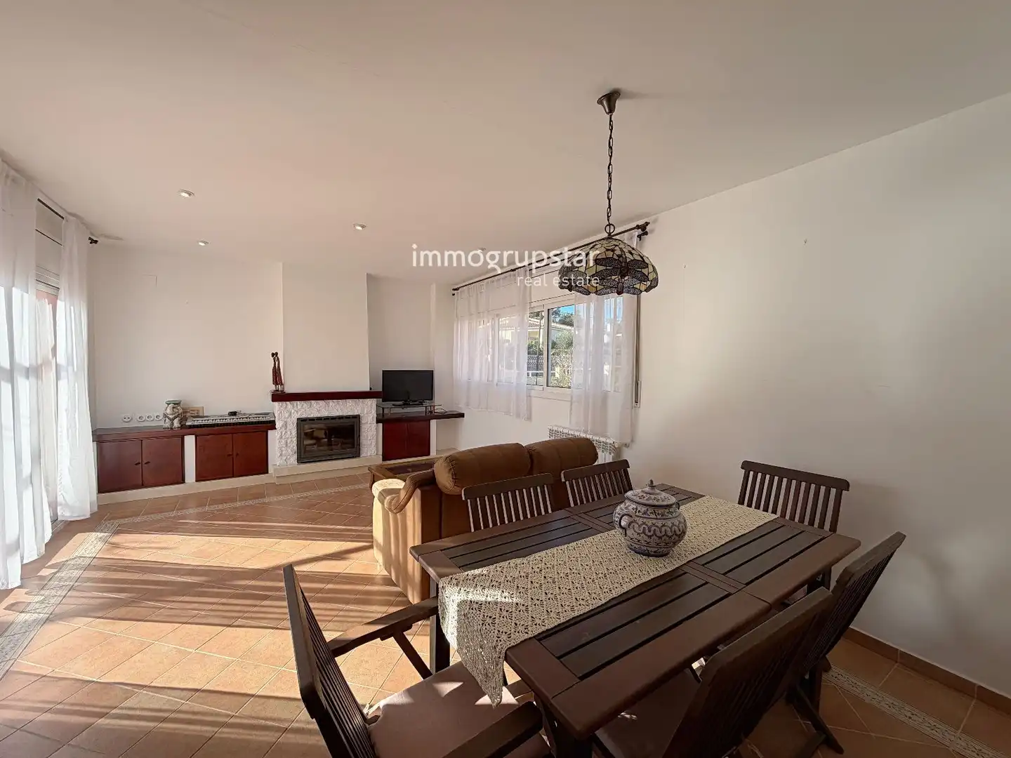 Living room of Houses for sale in Calonge i Sant Antoni  with Air Conditioner, Heating and Terrace